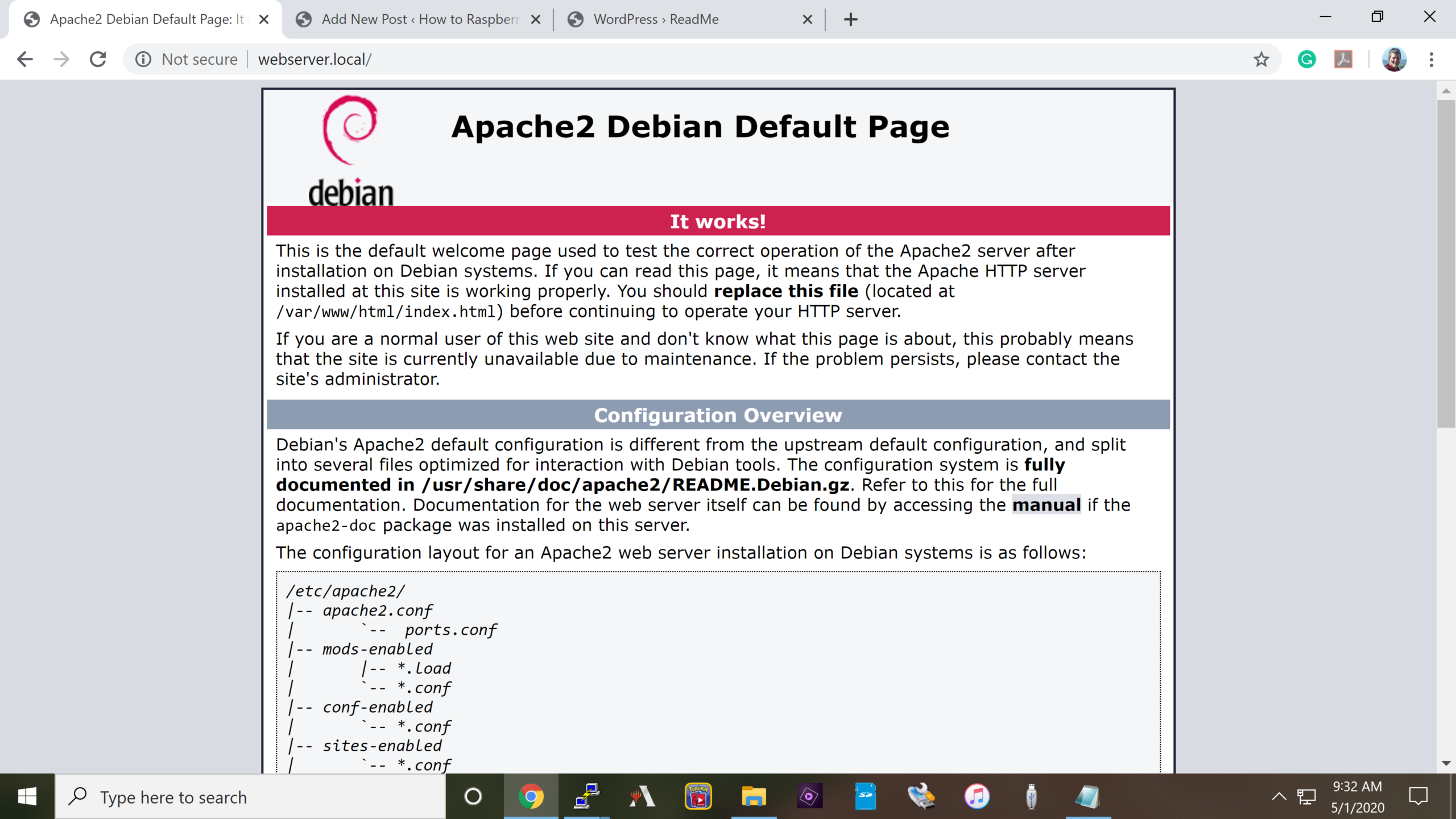 Index html var. Установка Apache Debian 10. Apache2 Debian. Apache2 Debian стандартная страница.